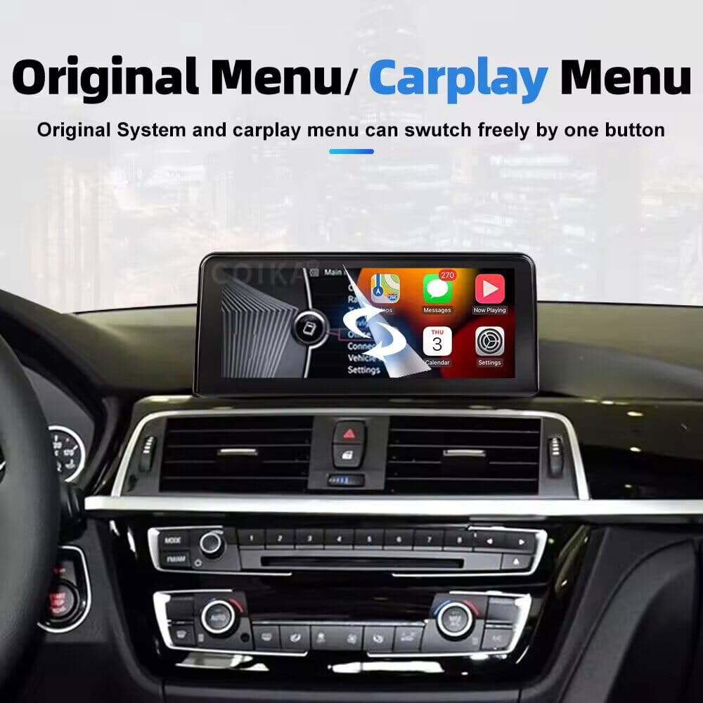 10,25" Wireless CarPlay/Android Auto Multimedia Player für BMW F30-F36 (2012-2016) - RSHOP