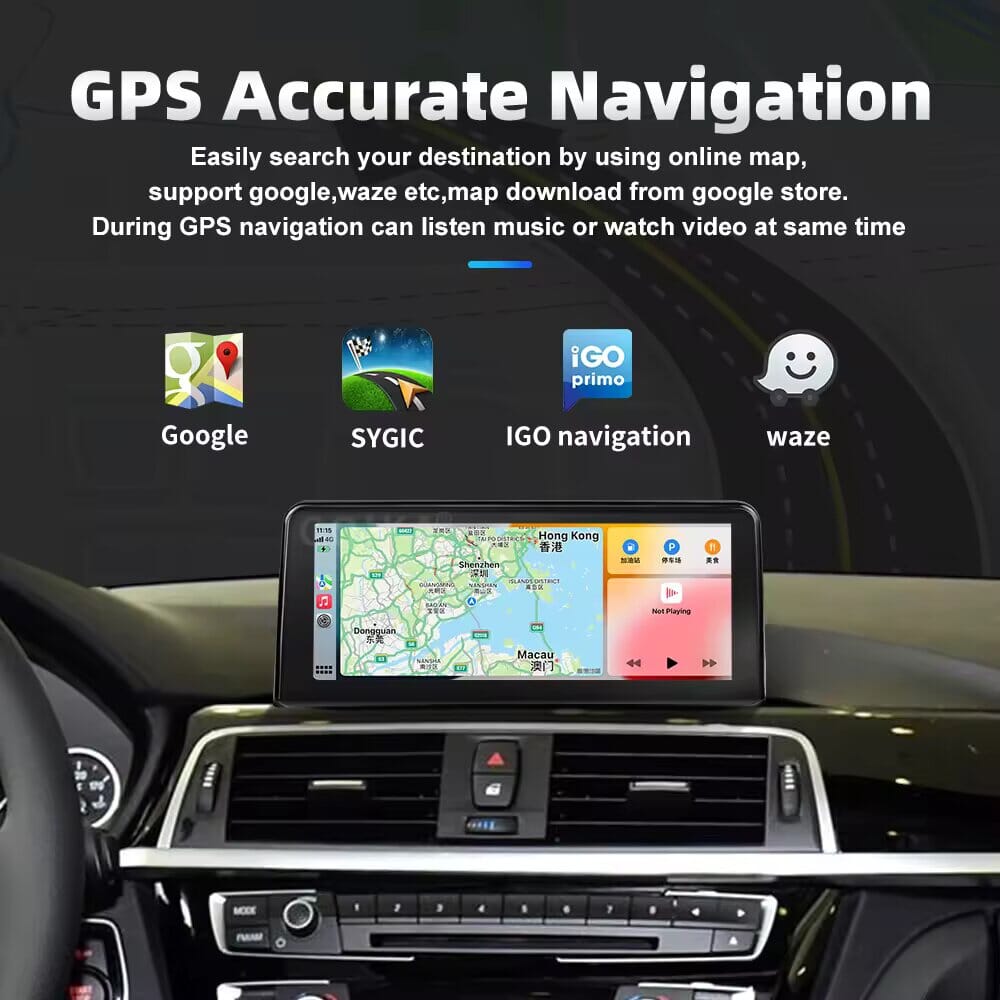10,25" Wireless CarPlay/Android Auto Multimedia Player für BMW F30-F36 (2012-2016) - RSHOP