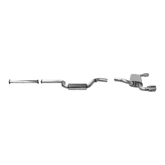 Ford Focus - Bastuck Ø 70MM Duplex Performance Auspuff Anlage - Bild 1