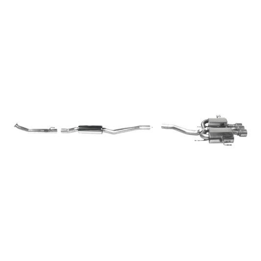 Honda Civic - Bastuck Performance Auspuff Anlage ab Kat. - Bild 1