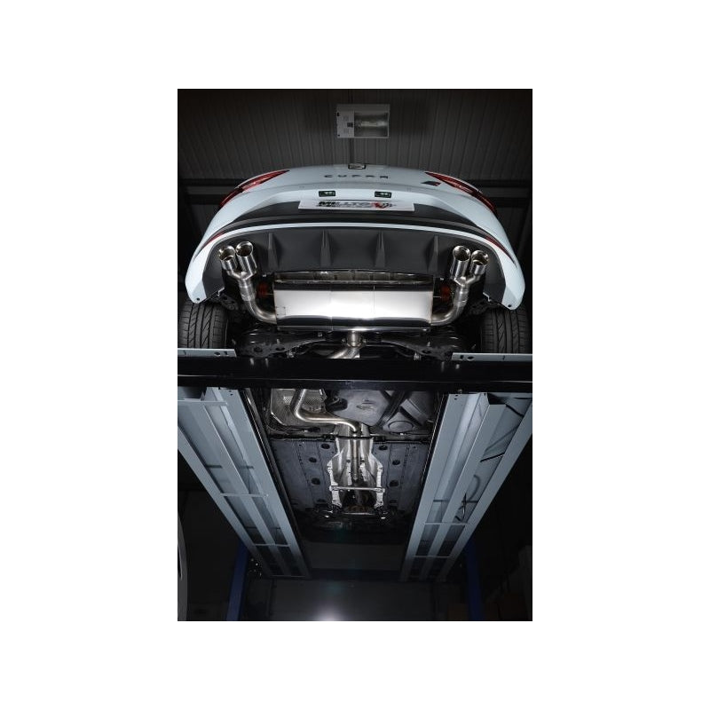 Seat Leon Cupra - Milltek Ø 76mm Duplex Performance Auspuff Anlage