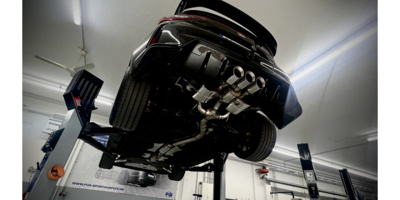 Fox Honda Civic Type R - Performance Auspuff Anlage ab OPF