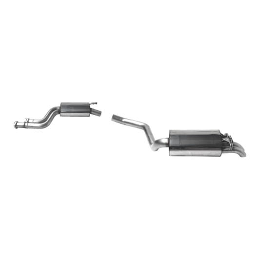 Mercedes 190E - Bastuck Performance Auspuff Anlage ab Kat - Bild 1