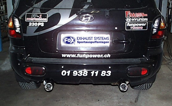Hyundai Santa Fe - Fox Duplex Performance Auspuff