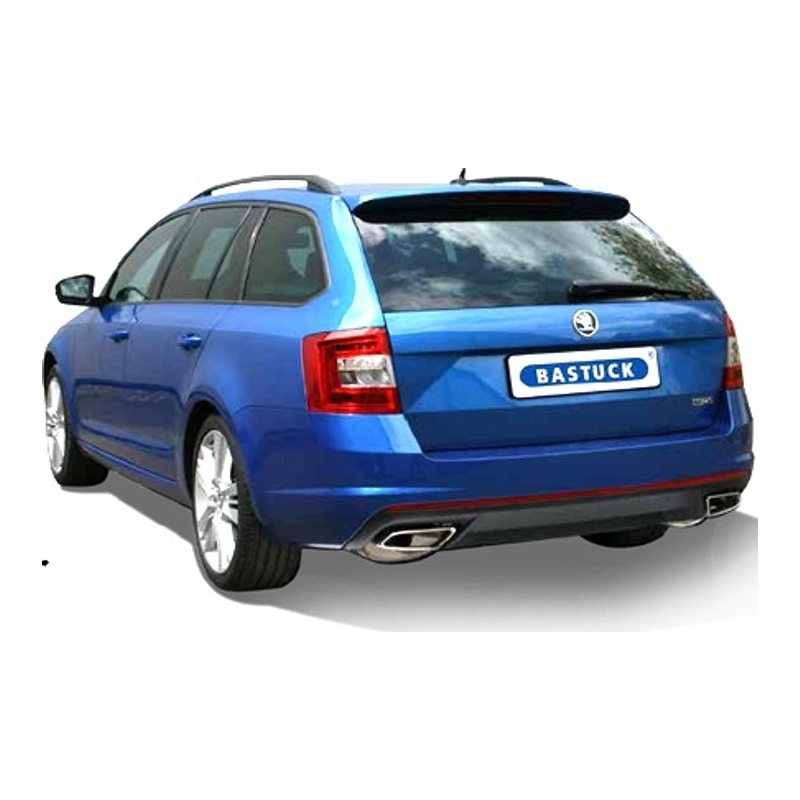 Skoda Octavia RS - Bastuck Duplex Performance Auspuff Anlage ab Kat. - Bild 2