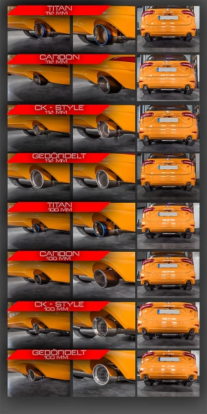 Ford Focus ST Turnier - EGO-X Duplex Performance Auspuff Anlage ab OPF