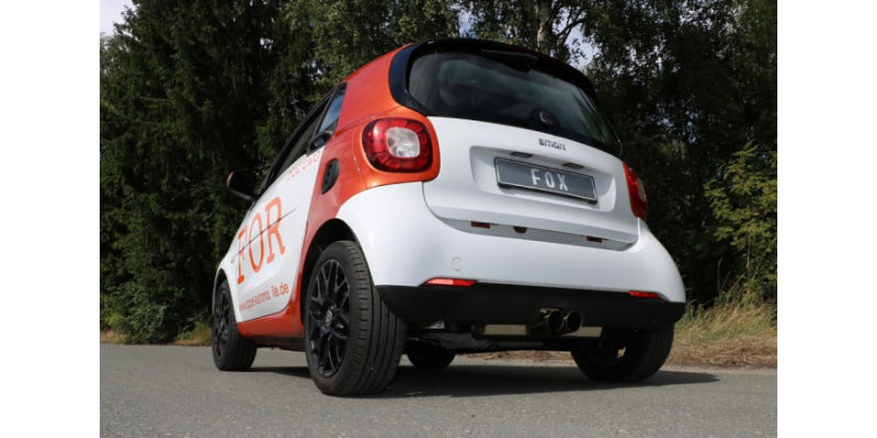 Smart Fortwo - Fox Performance Auspuff Mittig