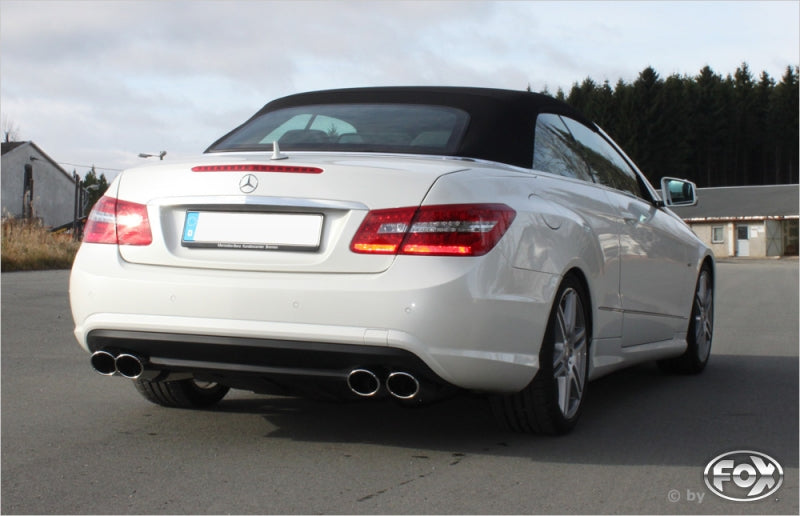 Mercedes E-Klasse Cabrio - Fox Duplex Performance Auspuff