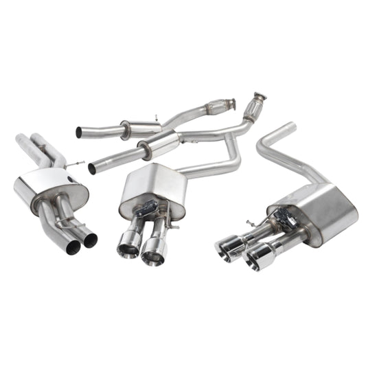 Audi S8 - Milltek Duplex Performance Auspuff Anlage ab Kat