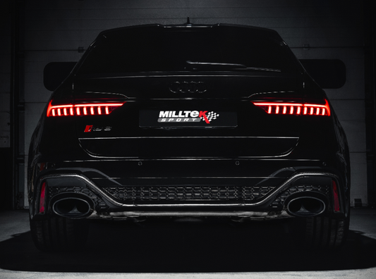 Audi RS6 Avant - Milltek Auspuff Endrohrblende rechte Seite MSTIP272