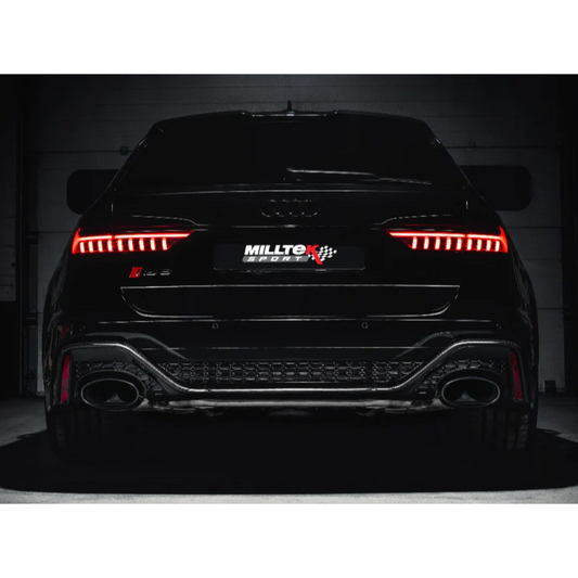 Audi RS6 Avant - Milltek Auspuff Endrohrblende linke Seite MSTIP271