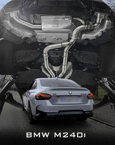 BMW M240i xDrive - EGO-X Duplex Performance Auspuff Anlage ø 89mm