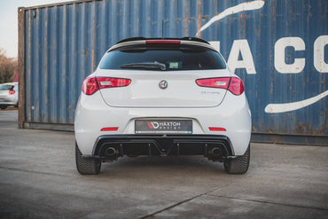 Alfa Romeo Giulietta Heck Ansatz Diffusor (Einzelauspuff Links-Rechts) Maxton Design