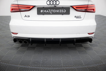 Audi A3 8V Facelift Limousine Diffusor (Doppelauspuff Links) Maxton Design