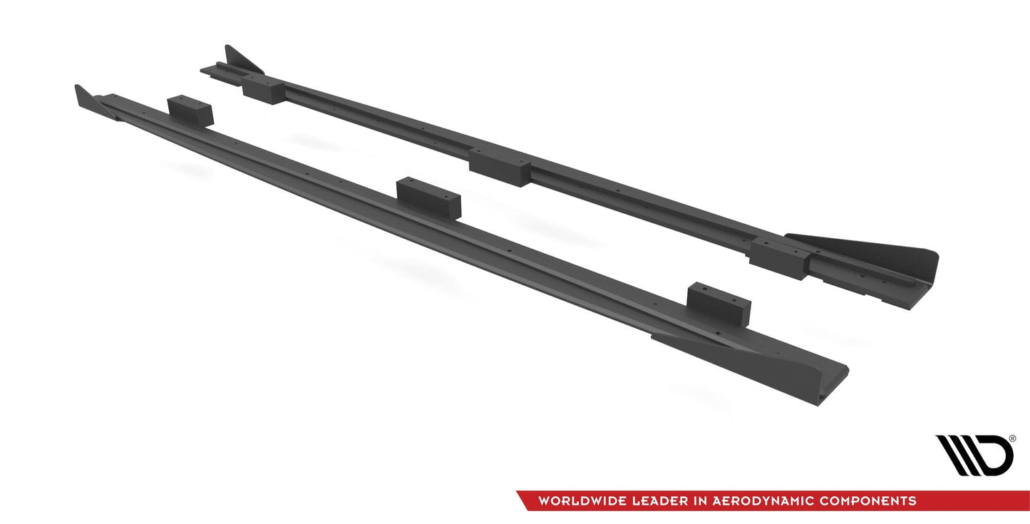 Audi A3 8V S-Line Sportback Street Pro Seitenschweller + Flaps Maxton Design