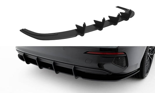 Audi A3 8Y Vorfacelift Limousine Street Pro Heckschürze Heck Ansatz Diffusor Rot Maxton Design