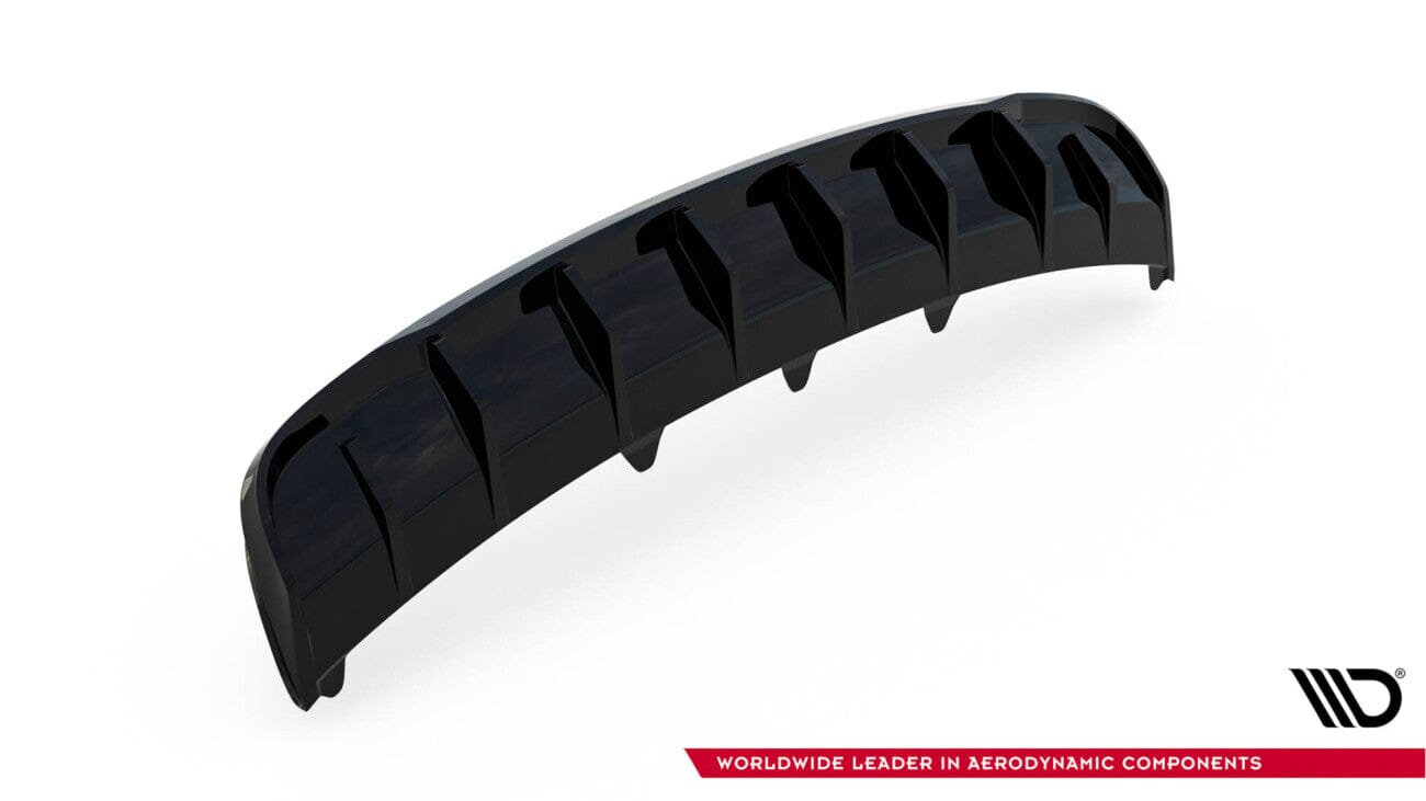 Audi A4 B8 Facelift Limousine Heck Diffusor (Version ohne Auspuff) Maxton Design