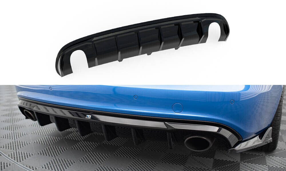 Audi A4 B8 S-Line Limousine Heck Diffusor O-O Maxton Design