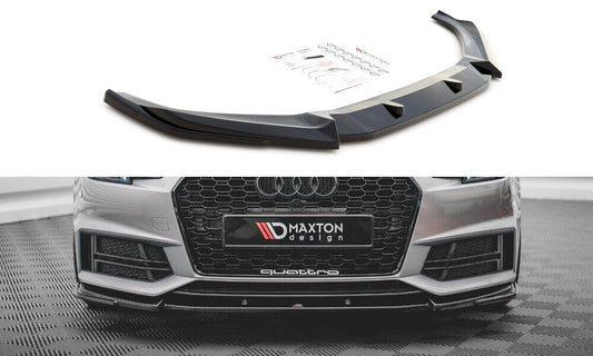 Audi A4 B9 S-Line Limousine Frontspoiler - Frontlippe V.3 Maxton Design