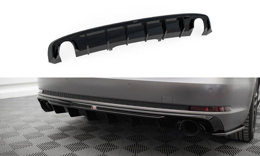 Audi A4 B9 S-Line Limousine Heck Diffusor O-O Maxton Design