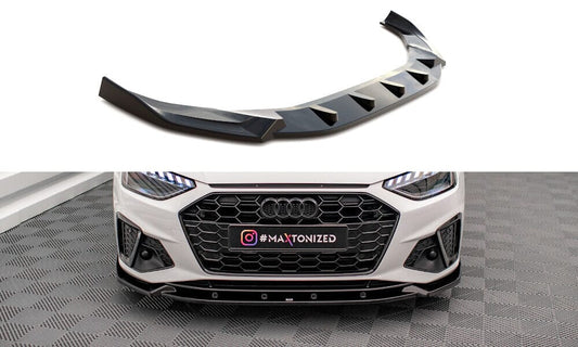 Audi A4 S-Line B9 Facelift Limousine Frontspoiler - Frontlippe V.1 Maxton Design