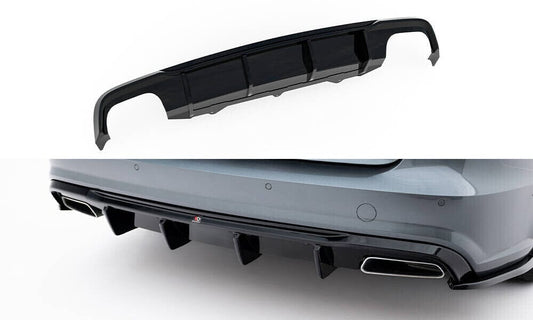 Audi A6 C7 Facelift Heck Diffusor V.2 Maxton Design