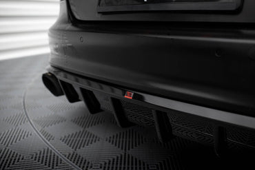 Audi A7 C7 S-Line Heck Diffusor O-O Maxton Design