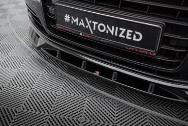 Audi A8 D4 Facelift Frontspoiler - Frontlippe Maxton Design