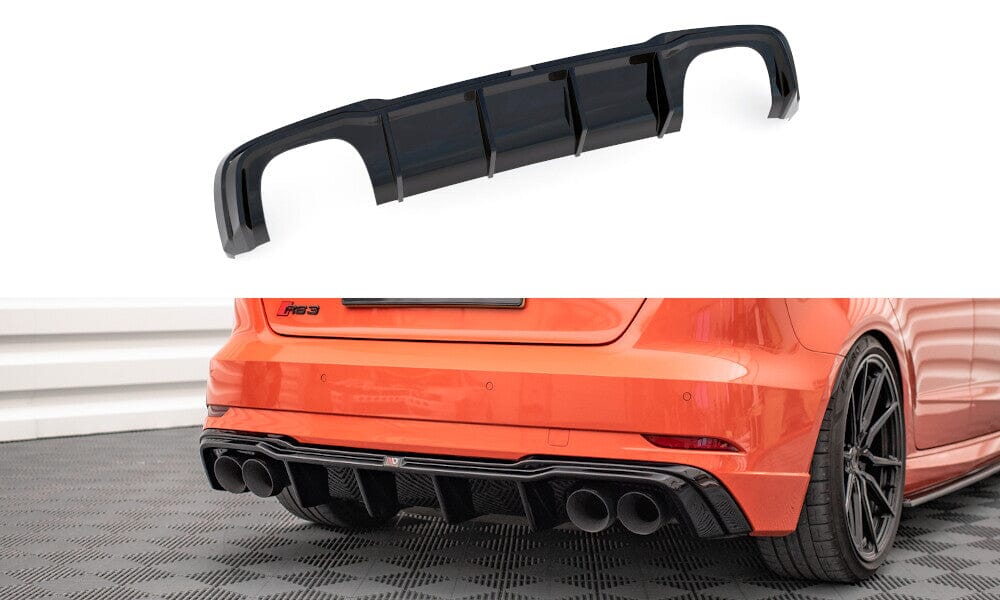 Audi RS3 8V Facelift Sportback Heck Diffusor OO__OO Maxton Design