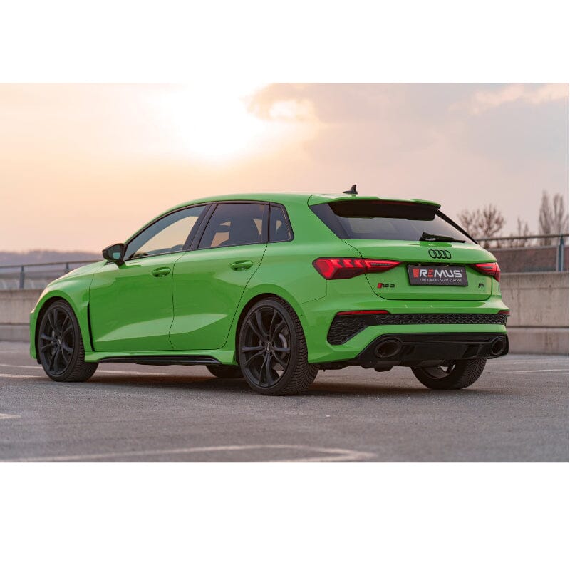 AUDI RS3 Sportback 8YA- Remus Duplex Performance Auspuff Anlage Ab OPF REMUS