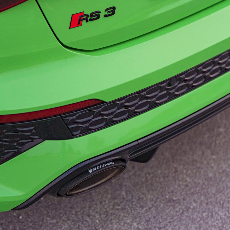 AUDI RS3 Sportback 8YA- Remus Duplex Performance Auspuff Anlage Ab OPF REMUS