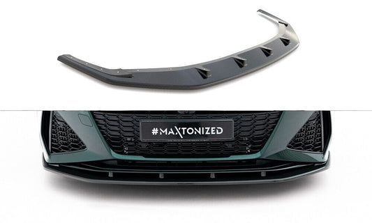 Audi RS6 C8 Prepreg Carbon Fiber Frontspoiler - Frontlippe Maxton Design