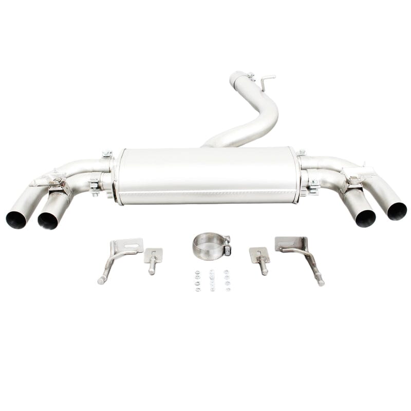 AUDI S3 8V 3-Türer Facelift - REMUS Ø 76mm Duplex Auspuff Anlage Ab Katalysator REMUS