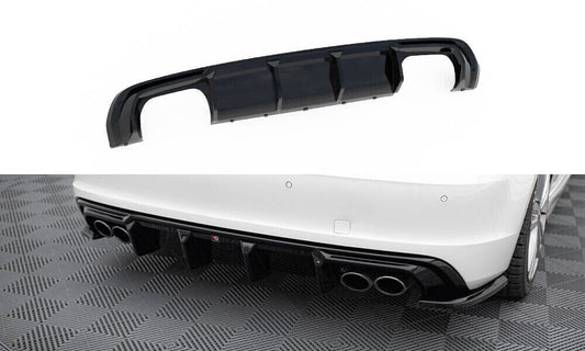 Audi S3 8V Sportback Vorfacelift Diffusor (Doppelauspuff Links+Rechts) OO_OO Maxton Design