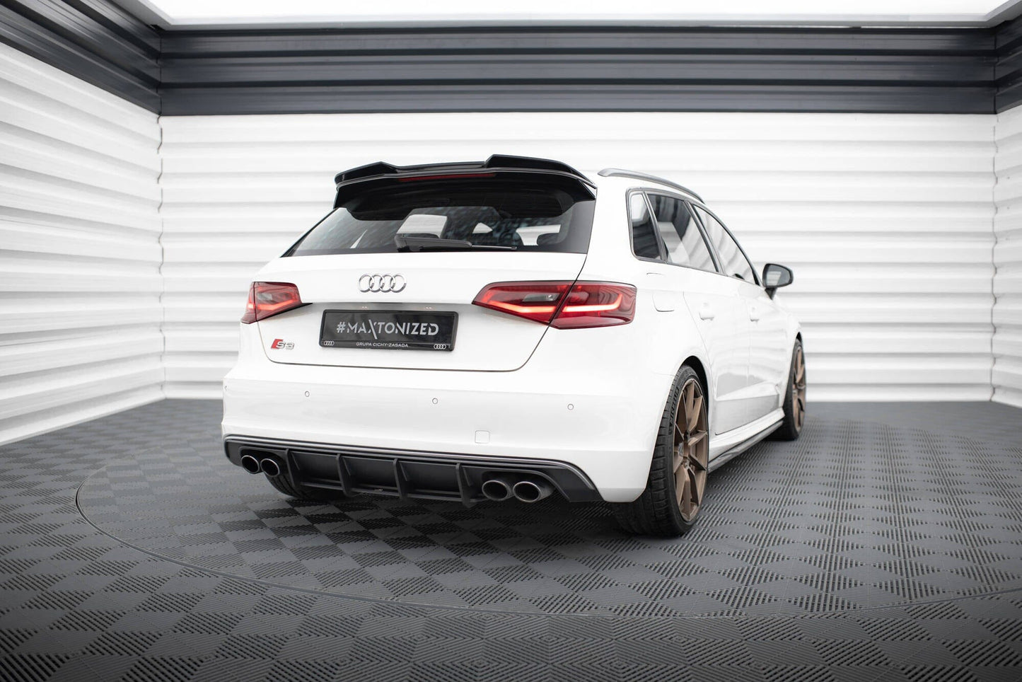 Audi S3 8V Sportback Vorfacelift Street Pro Heckschürze Maxton Design