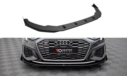 Audi S3 8Y Limousine Street Pro Splitter + Flaps Maxton Design