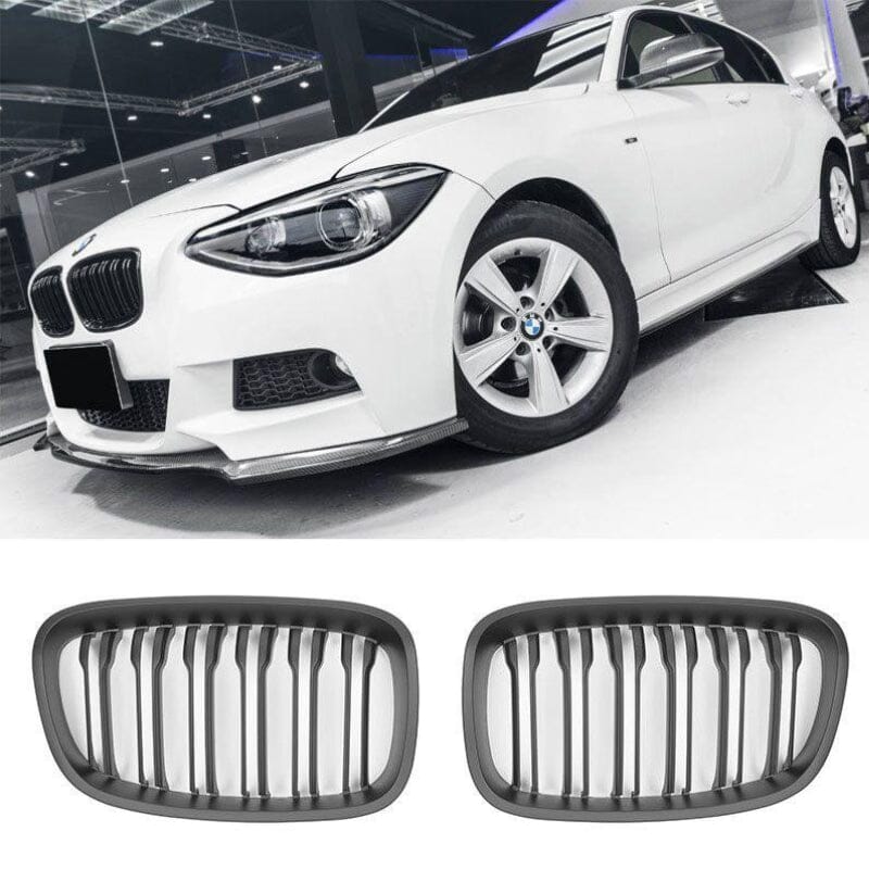 BMW 1er F20 F21 Sportgrill M Optik – Matt Schwarz RS