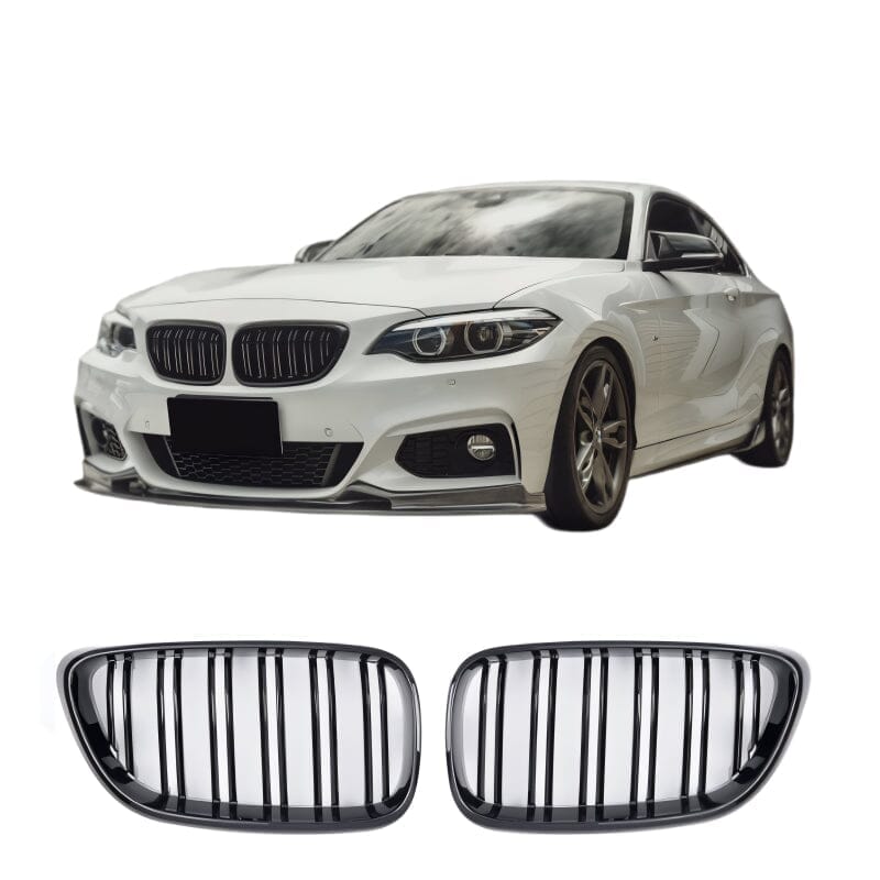 BMW 2er F23 M Optik Sportgrill Glanz Schwarz BST