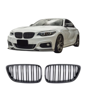 BMW 2er F87 M Optik Sportgrill Glanz Schwarz BST