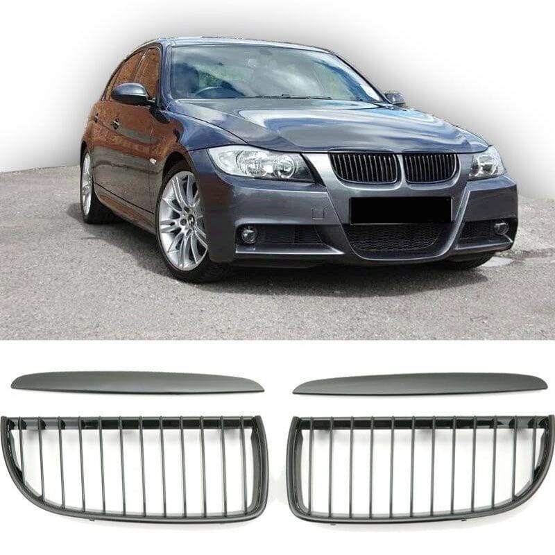 BMW 3er E90 E91 Sportgrill – Glanz Schwarz RS