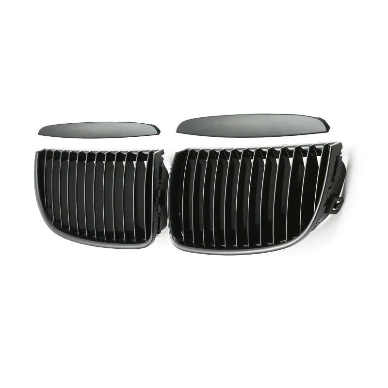 BMW 3er E90 E91 Sportgrill – Glanz Schwarz RS