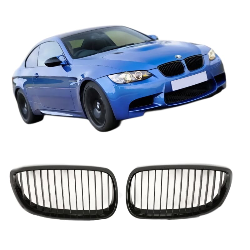 BMW 3ER E92 E93 06-10 GRILL GLANZ SCHWARZ - RSHOP
