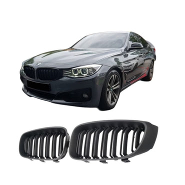 BMW 3ER F34 GT SPORT GRILL DOPPELSTEG MATT SCHWARZ - RSHOP