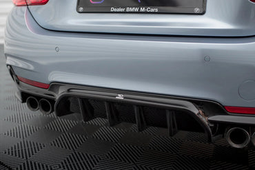 BMW 4er F33 Cabrio - Heck Diffusor OO-OO Maxton Design