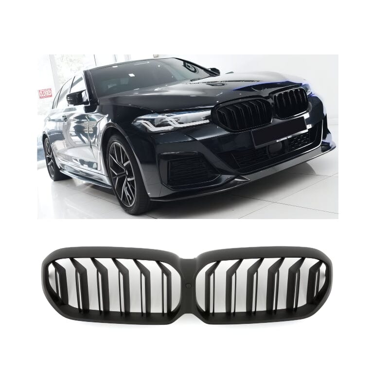 BMW 5ER G30 G31 LCI SPORT KÜHLERGRILL M DESIGN MATT SCHWARZ - RSHOP