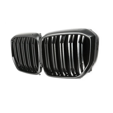 BMW X5 G05 LCI Sportgrill Doppelsteg – Glanz Schwarz RS