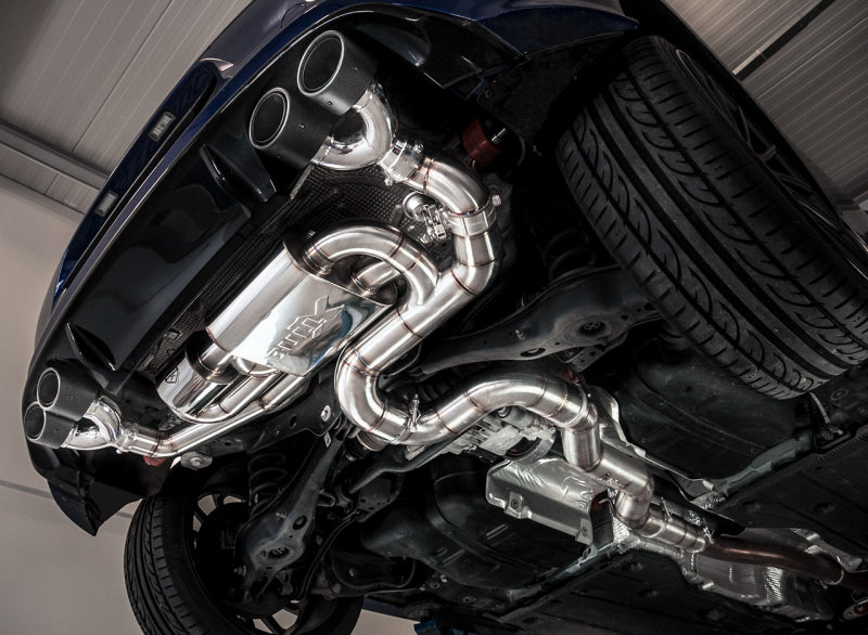 VW Golf 7 R - Bull-X Duplex Performance Auspuff Anlage ab Kat