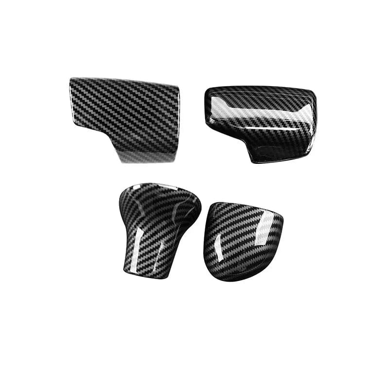 Carbon Getriebe-Schaltknopf Abdeckung für Audi A4 B8/B9, A5, A6 C7/C8, A7, Q3, Q5, Q7 - Premium Getriebehalserschutz Autozubehör - RSHOP
