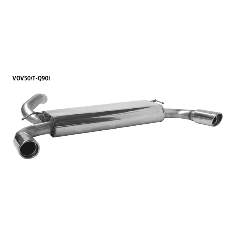 Volvo V50 - Bastuck Duplex Performance Auspuff Anlage ab Kat - Bild 2
