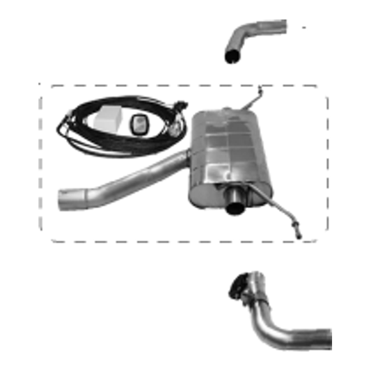 Volvo S60 T6/T8 - Bastuck Duplex Auspuff Anlage Ø 70MM (Gps) - Bild 1